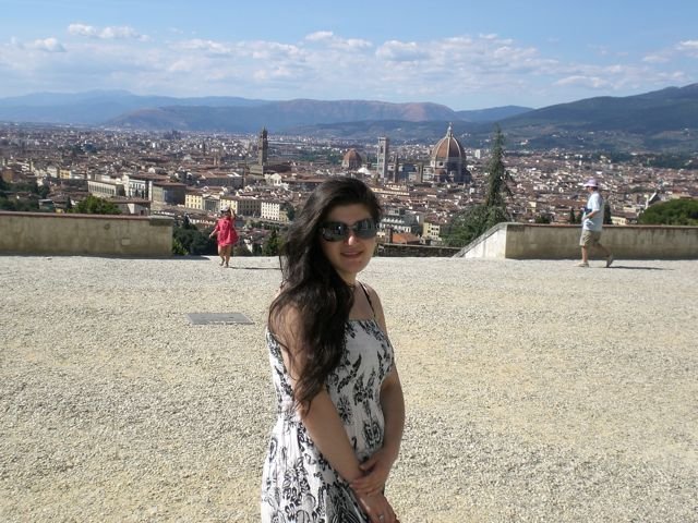 Anna Kasyan in Florence.